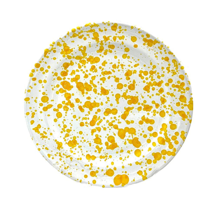Canary Yellow Speckled Bowls