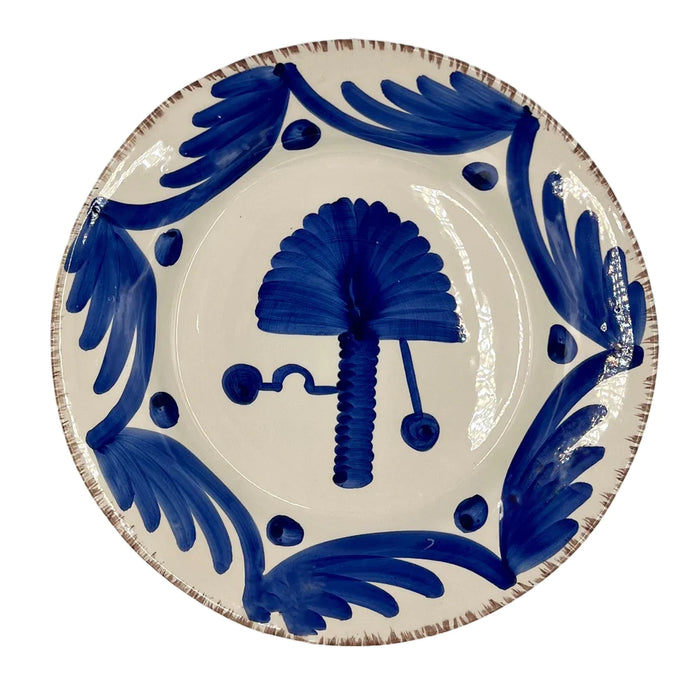 casa nuno blue floral plates