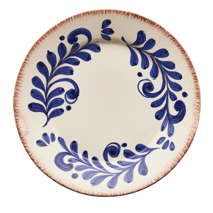 casa nuno blue floral plates