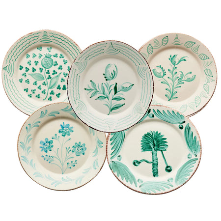 casa nuno green plates