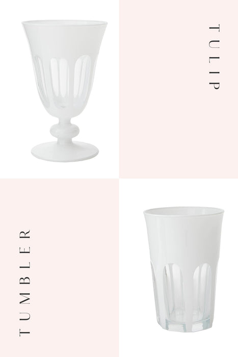 Chalk Rialto Glassware