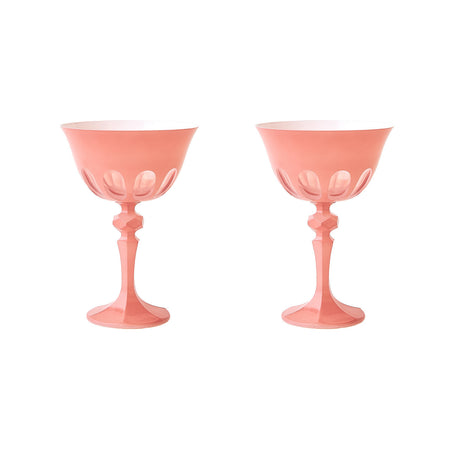 salmon rialto glassware