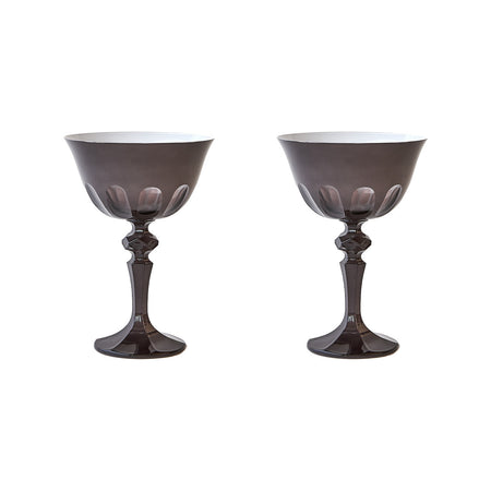 warm gray rialto glassware