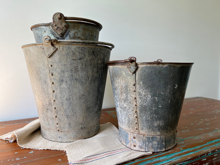 vintage zinc bucket